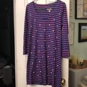 Lilly Pulitzer blue and pink dress. Size medium